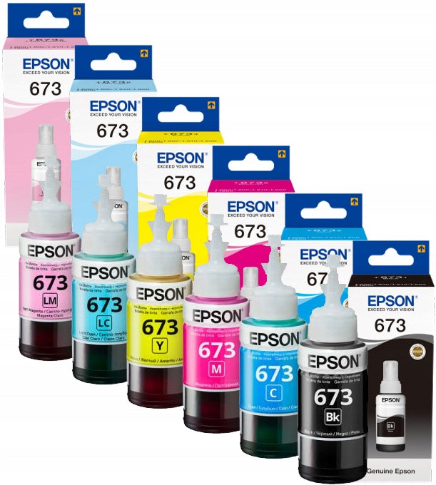 Original ink set EPSON 673 inks original set 6x ink original