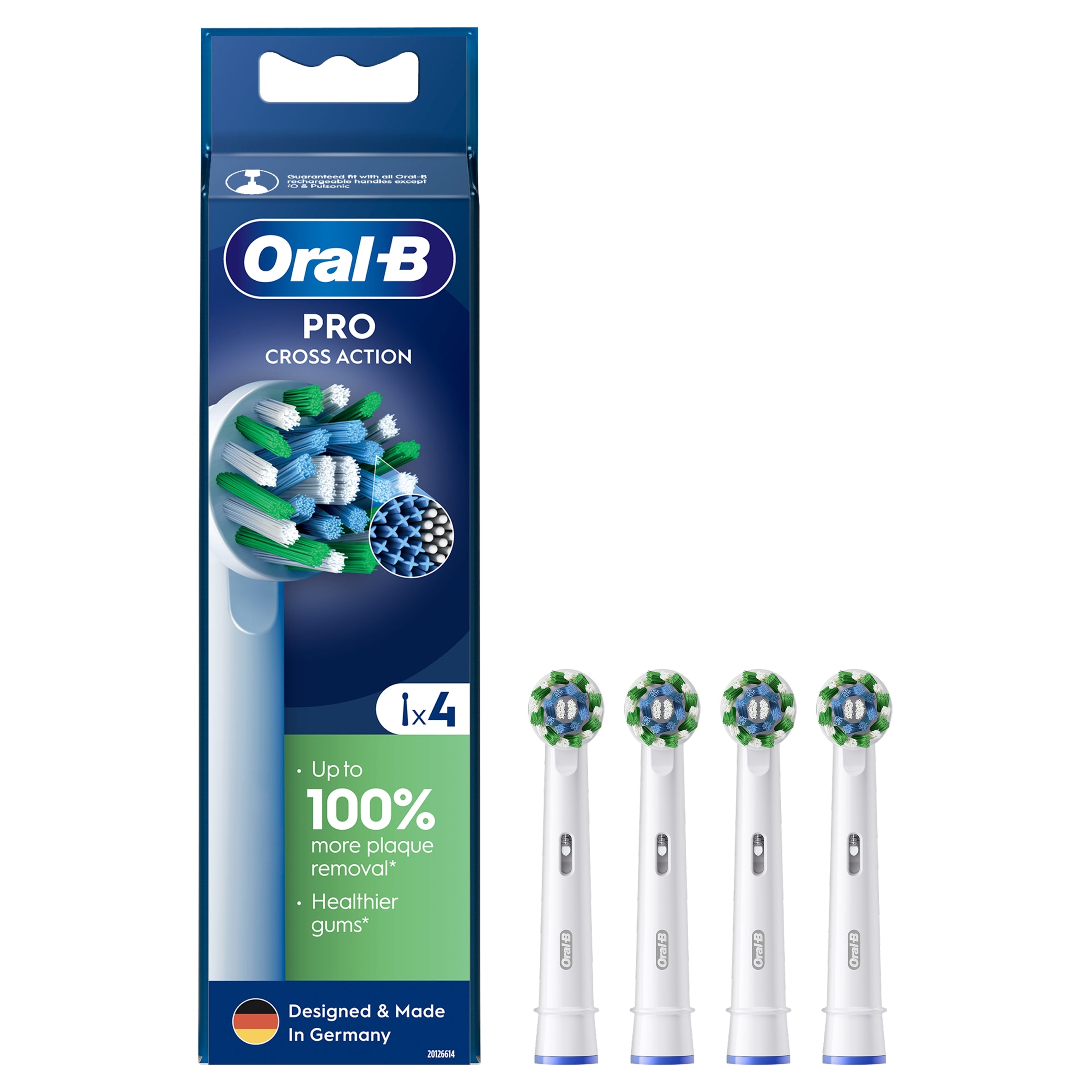 Original tips Oral-B Cross Action EB50-4 4 pieces