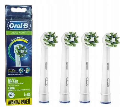 Original tips for Oral-B PRO Cross Action x4 toothbrush