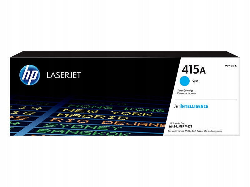 Original toner HP 415A W2031A cyan blue