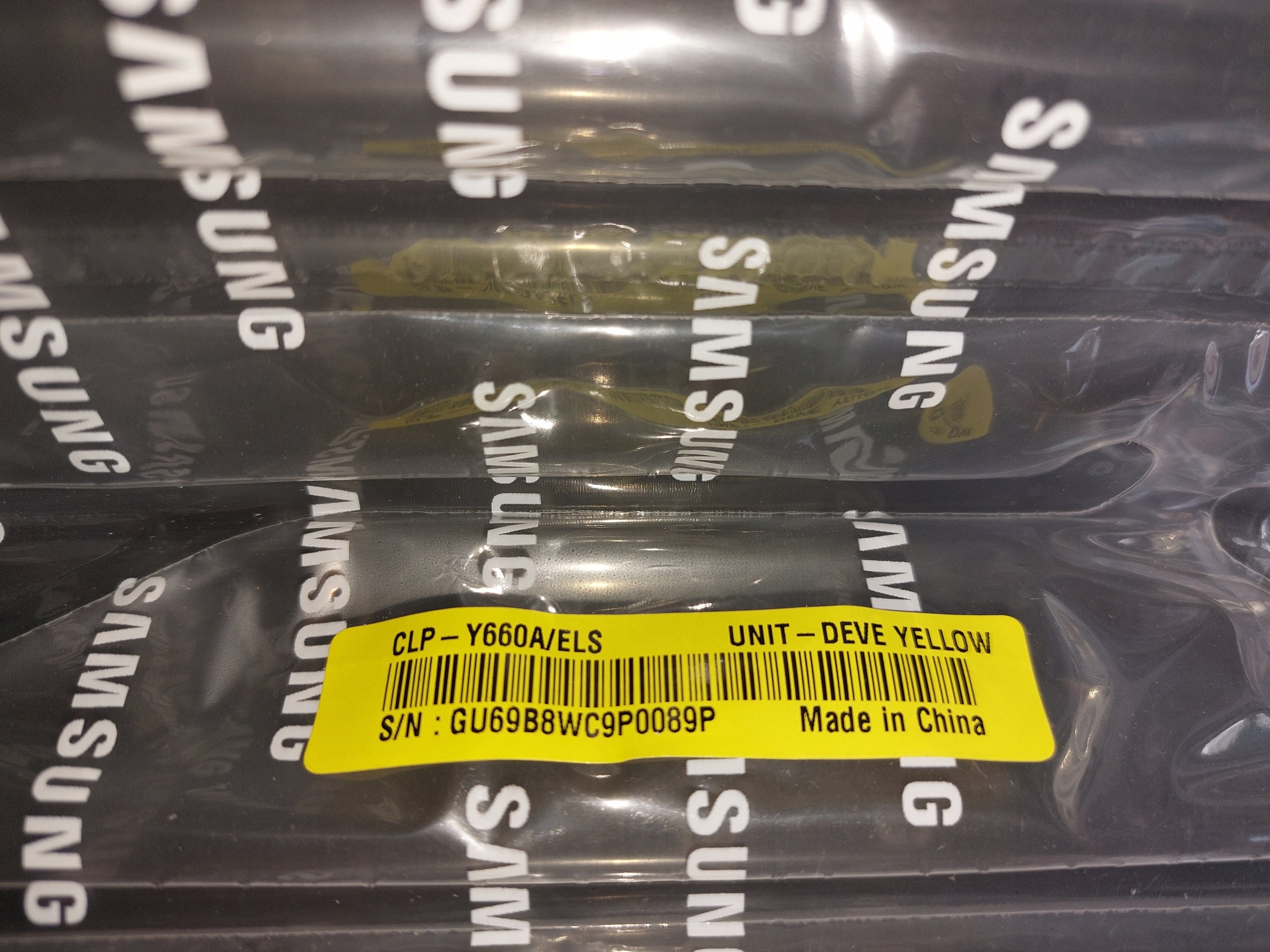Original toner Samsung CLP-Y660A yellow (yellow) Manufacturer Samsung