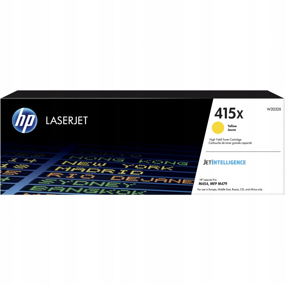 Original toner cartridge HP 415X W2032X Yellow M454 M479