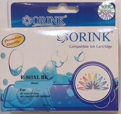 Orink to EPSON T503xl T503 XP-5200 XP-5205,WF-2960DWF WF-2965DWF BK