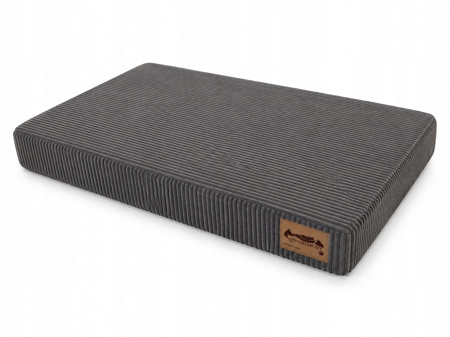 Orthopedic Dog Bed 110x70x10 cm Foam Mattress Soft Grey Product width 110 cm