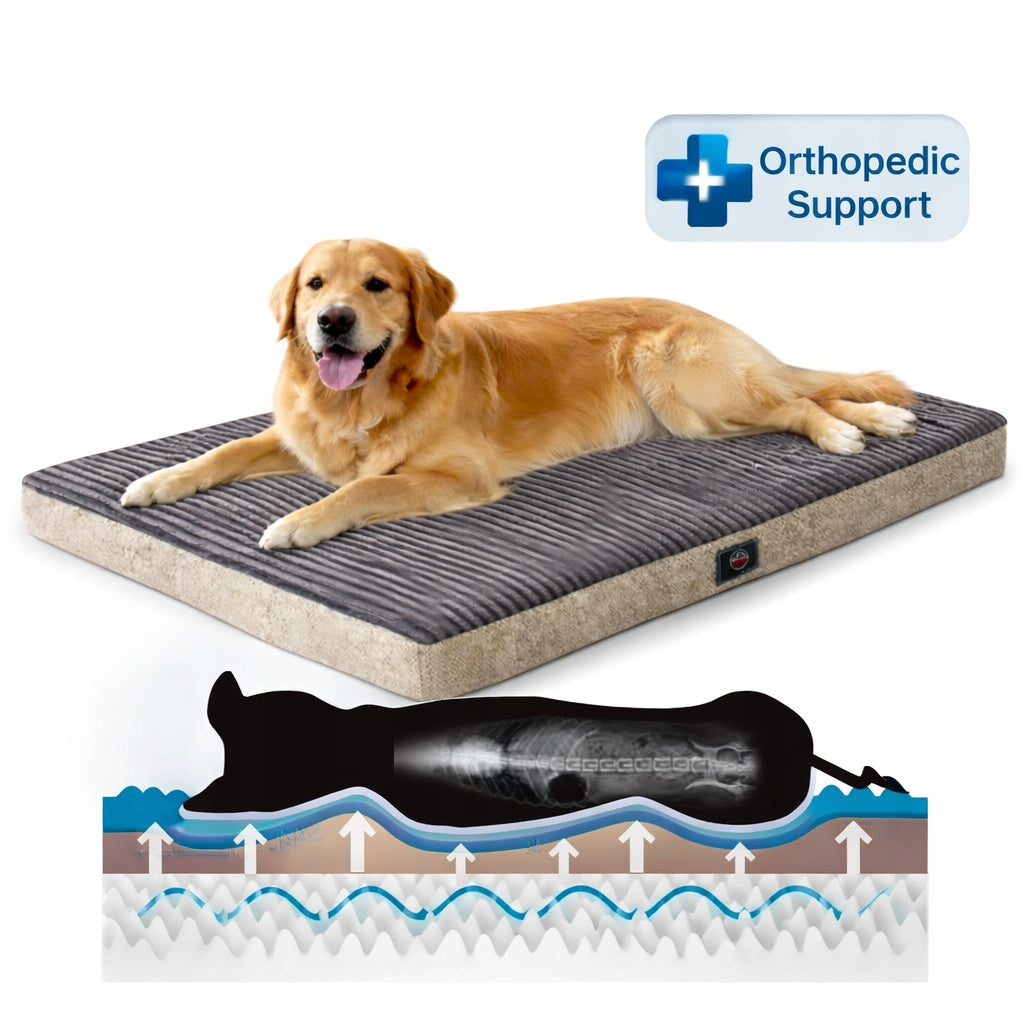 Orthopedic Dog Bed OrthoDream Mattress with Foam Egg Crate 76x46 Packaging status original