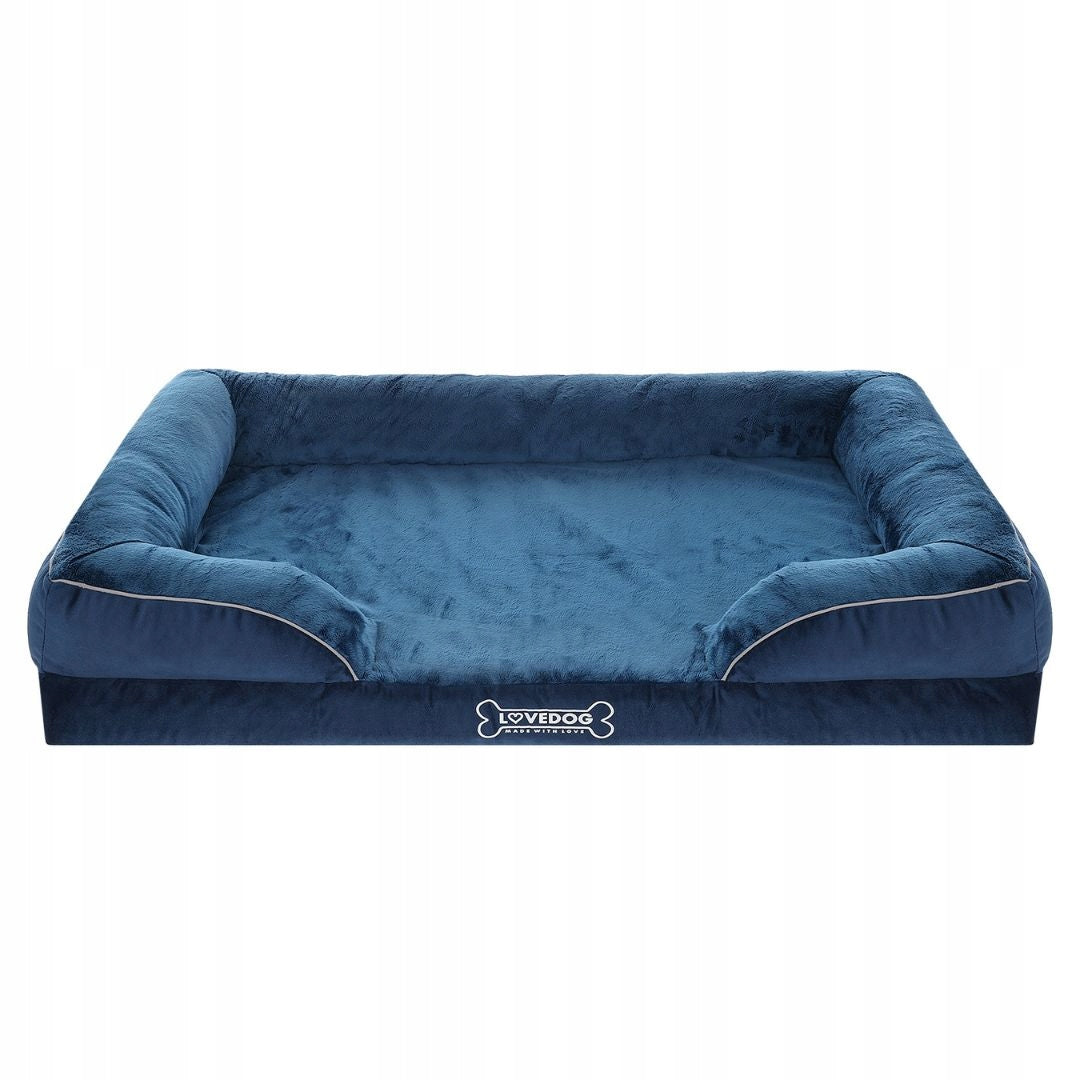 Orthopedic Dog Bed Waterproof Large L 90x60 Navy Blue Manufacturer code WG-Ortomax-granat-caly-L