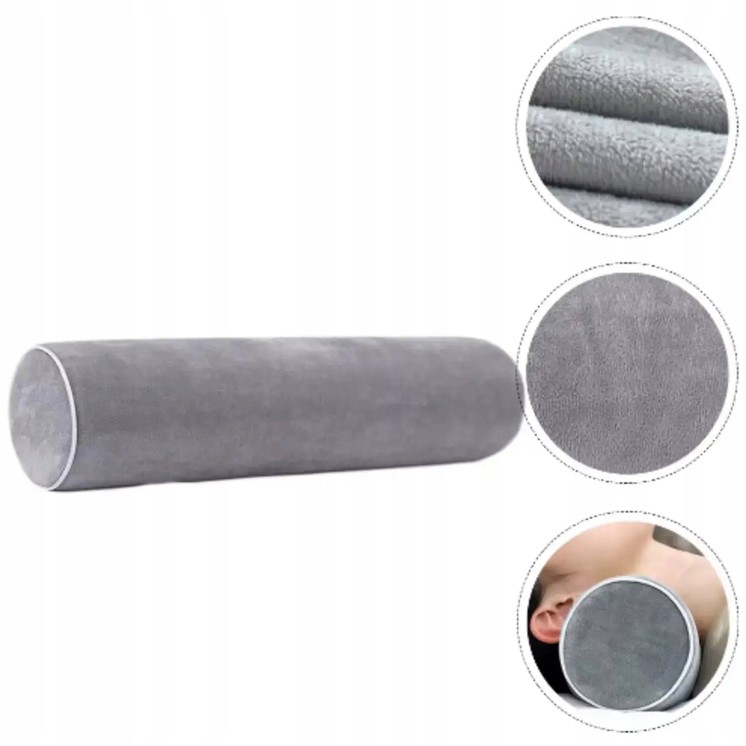 Orthopedic Pillow Roller Back Neck Orthopedic Anatomical 43x10 cm Medical device no