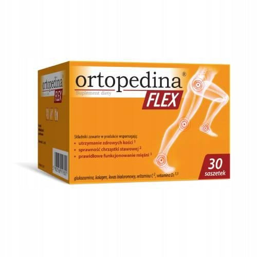 Orthopedine Flex, joints, bones and muscles, hyaluronic acid, 30 sachets