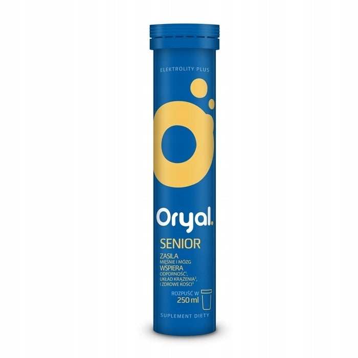 Oryal Senior 20 effervescent electrolyte tablets