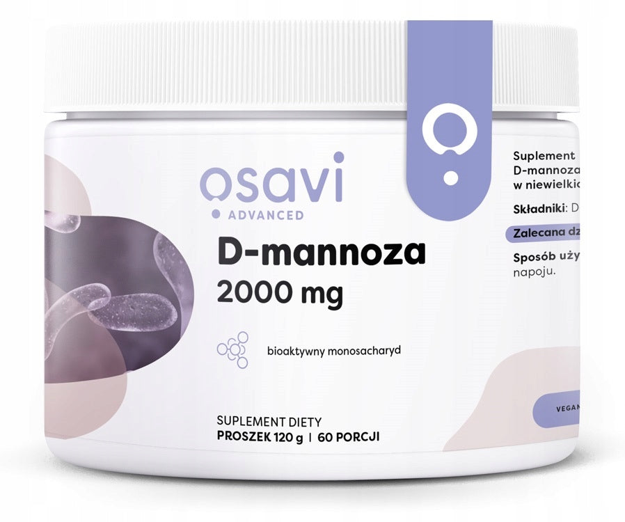 Osavi D-mannose 2000 mg - 120 g powder Urinary tract BLADDER Monosaccharide