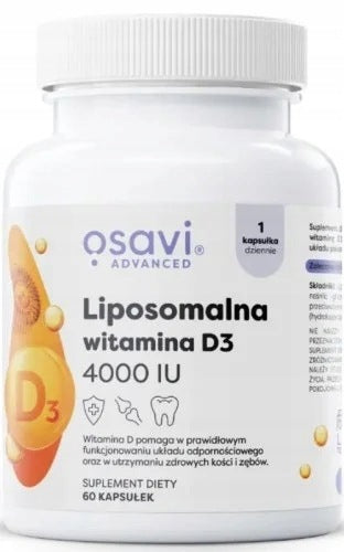 Osavi Liposomal Vitamin D3, 4000 IU - 60 caps