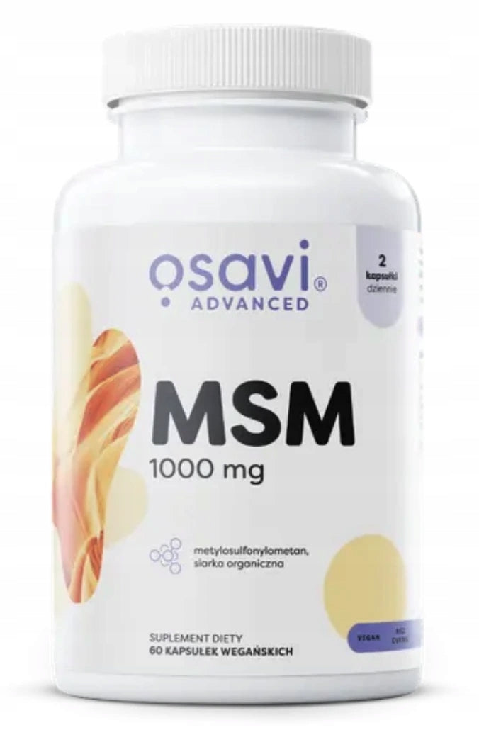 Osavi MSM, 1000 mg, 60 vegetable capsules