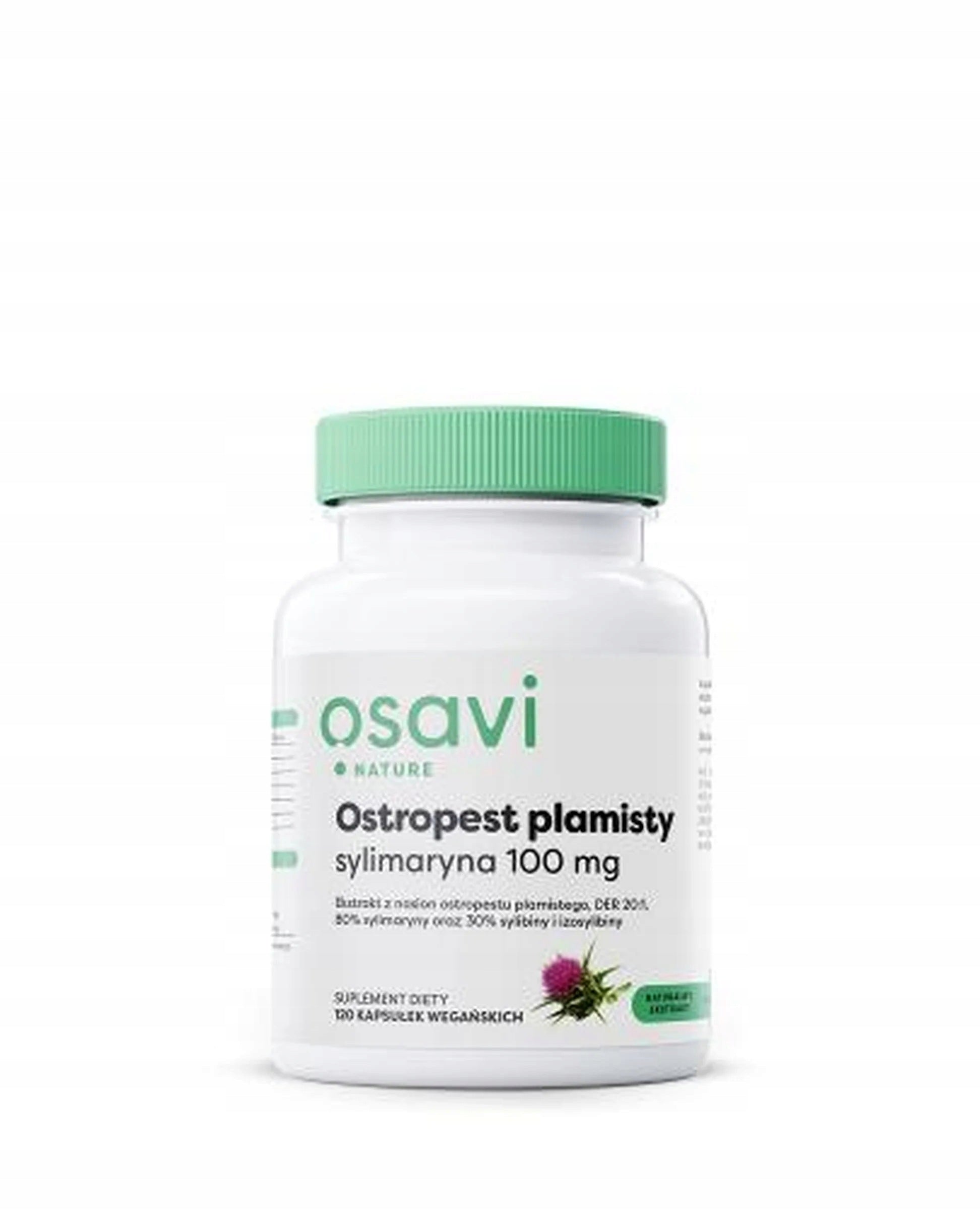 Osavi Milk Thistle Stained Silymarin 100 mg 120 capsules