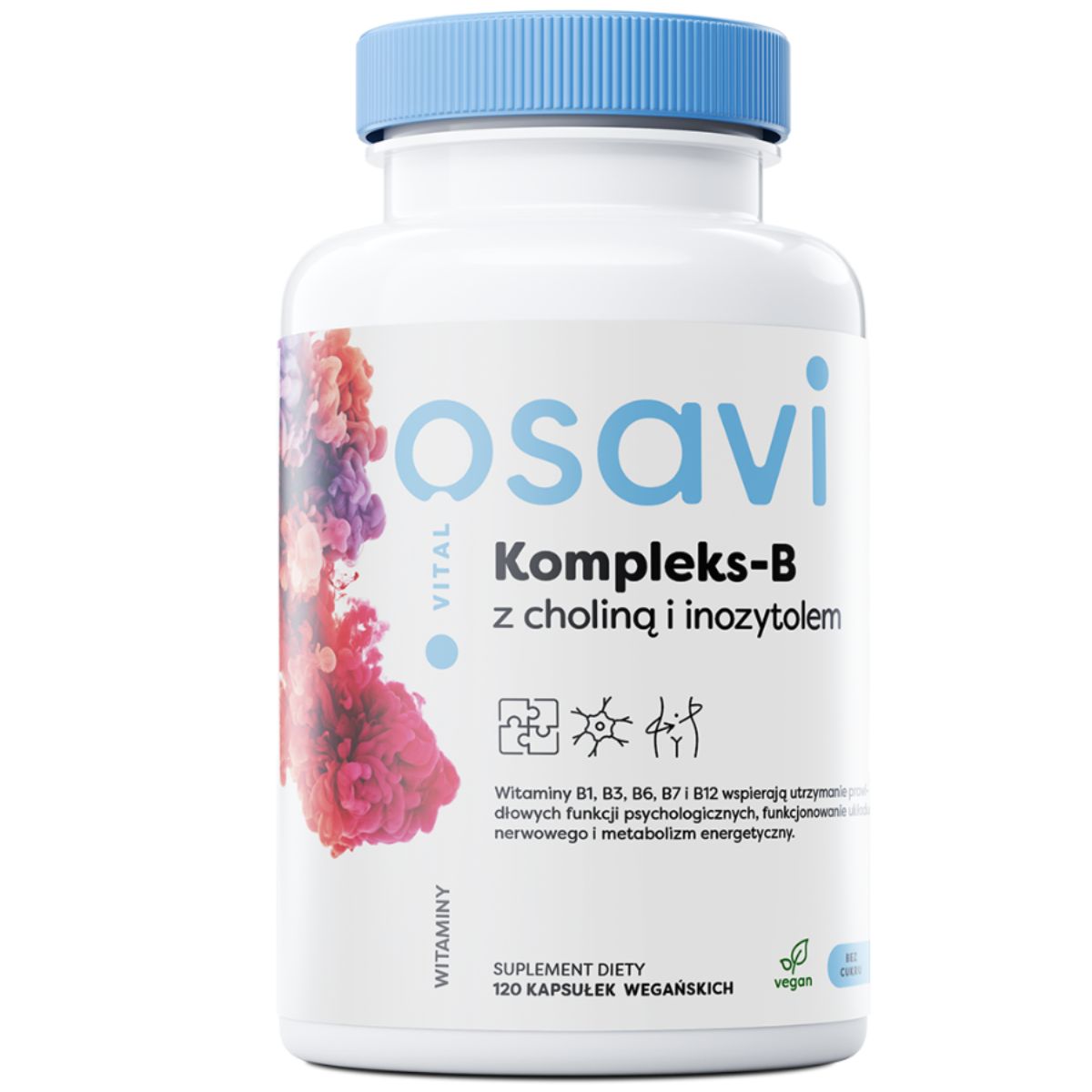 Osavi complex B capsules 60 pcs. without sugar vegan Manufacturer code 5904139921197