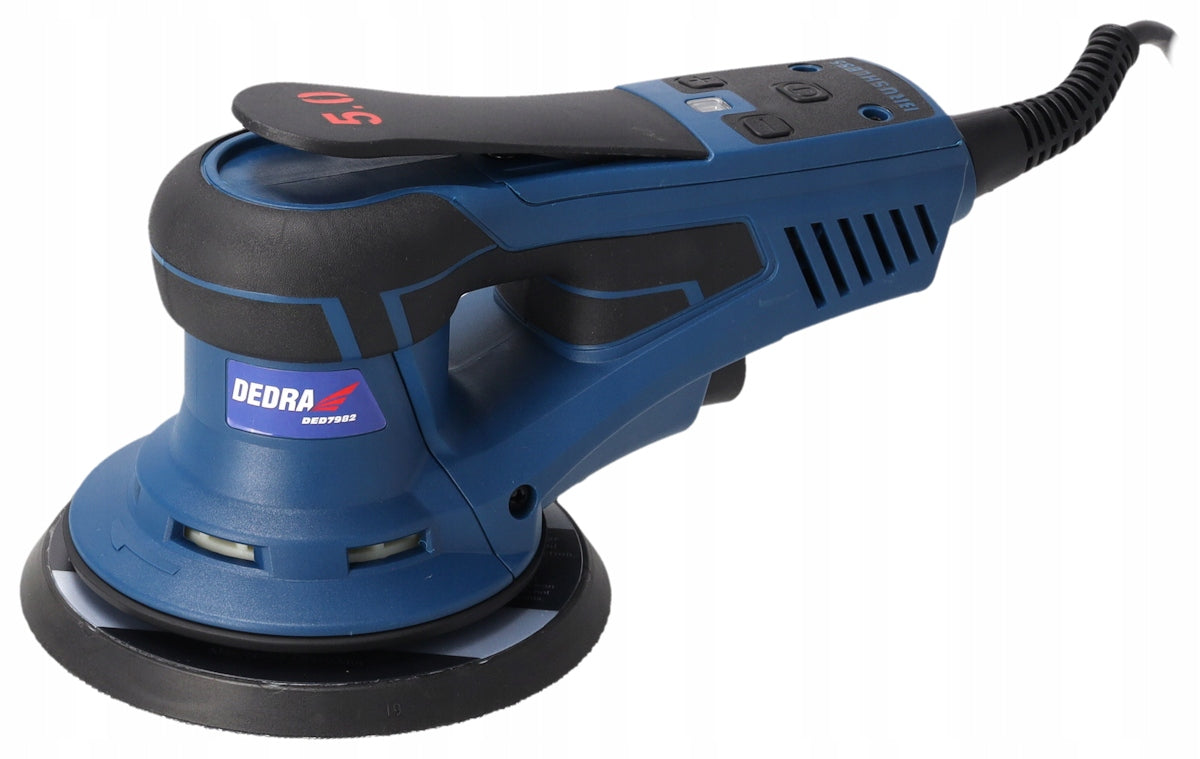 Oscillating Eccentric Grinder DEDRA with Adjustment 150mm 350W SET EAN (GTIN) 5902628798206