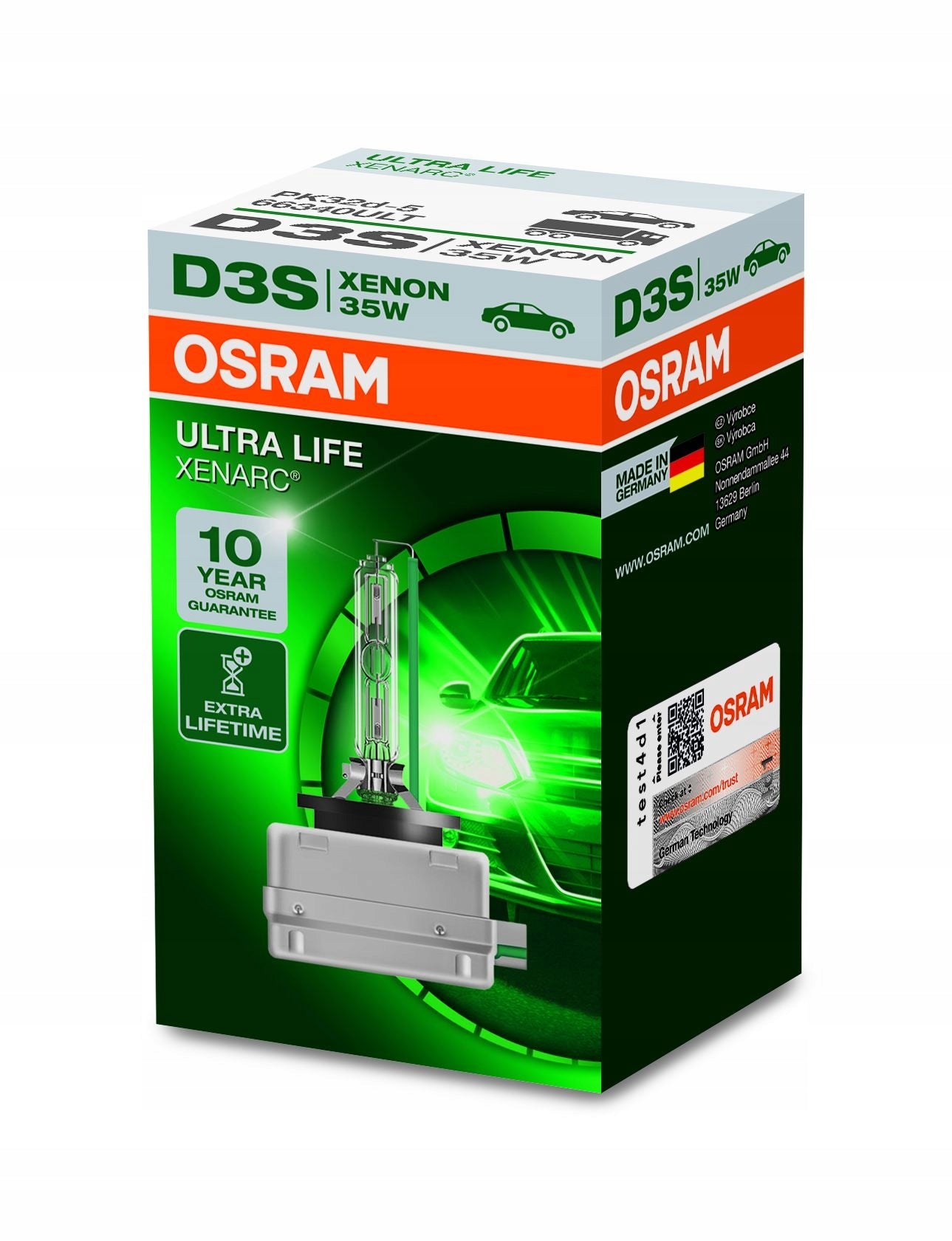 Autolampe Osram OS66340ULT D3S 35W 42V 