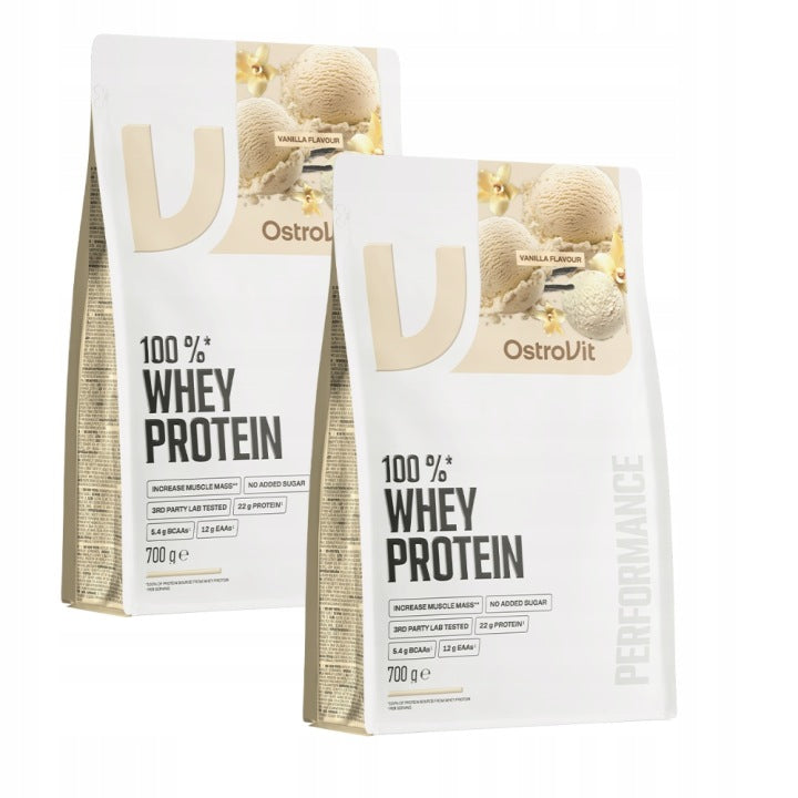 OstroVit 100% Whey Protein 2x700 g WHEY PROTEIN WPC PROTEIN SUPPLEMENT
