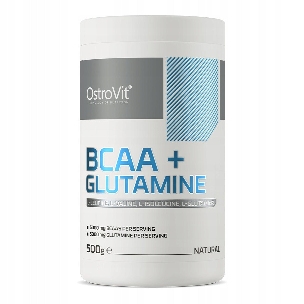 OstroVit BCAA + Glutamine 500 g in Powder Amino Acids Muscle Regeneration