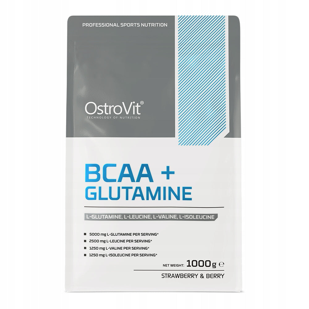 OstroVit BCAA + L-Glutamine 1 kg L-LEUCINE L-ISOLEUCINE L-VALINE Amino acids Manufacturer code 5903933917733