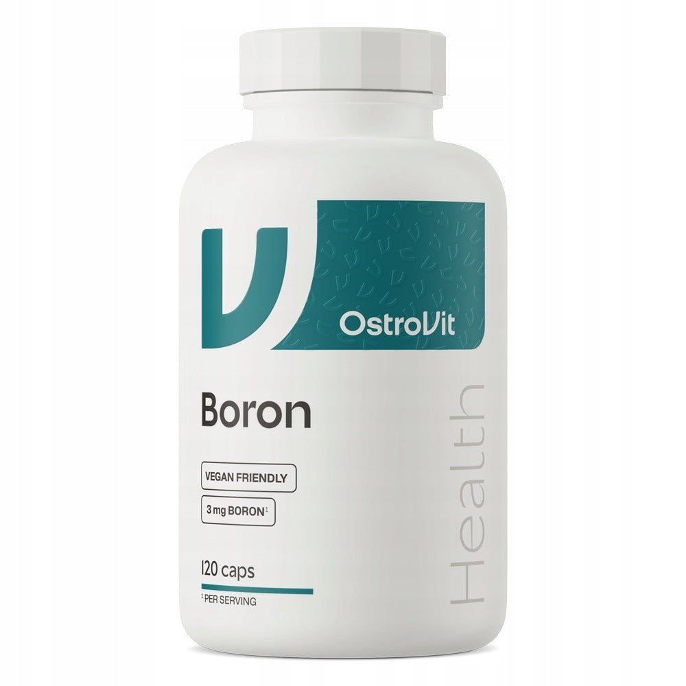 OstroVit BORON 120 kaps BOR 3 MG BORIC ACID VEGE 120 SERVINGS BORIC ACID