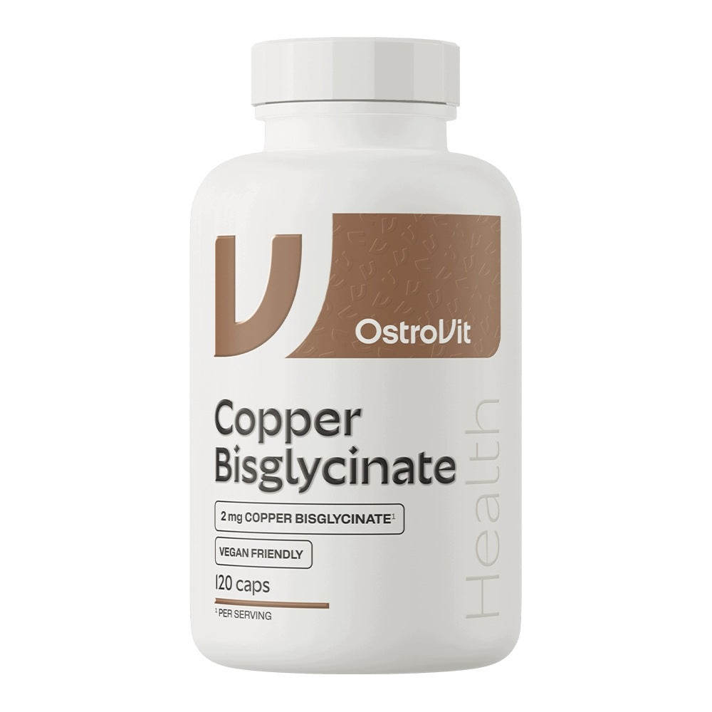 OstroVit Bisglycinate Copper 120 kaps Copper Chelate Resistance Hair Skin