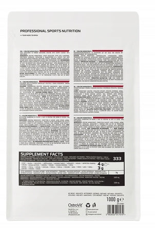 OstroVit Creatine Monohydrate 1000 g cherry Expiration date at least 1 year from the date of purchase