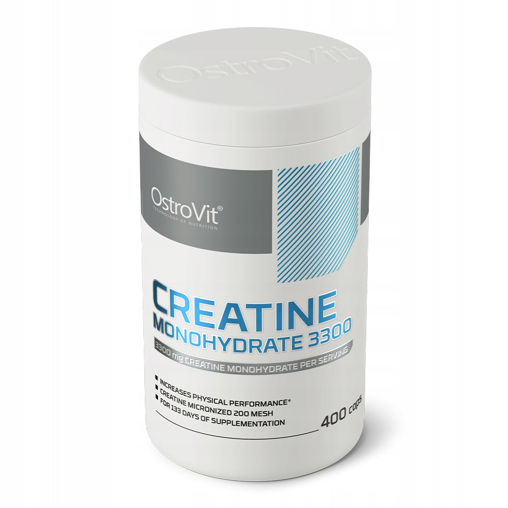 OstroVit Creatine Monohydrate 3300mg 400 kap CREATINE MONOHYDRATE Manufacturer code 5903933913605