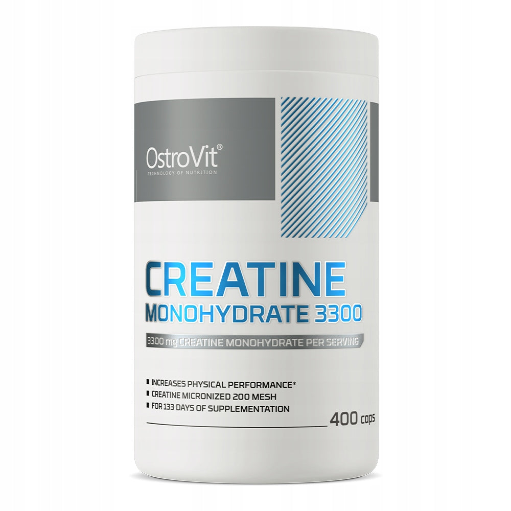 OstroVit Creatine Monohydrate 3300mg 400 kap CREATINE MONOHYDRATE