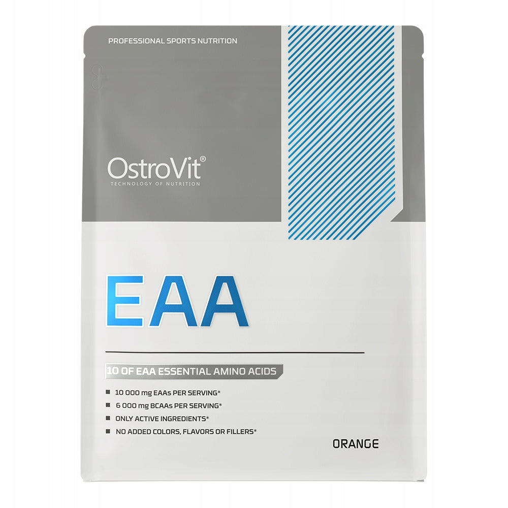OstroVit EAA 600g Orange EAA Amino Acids Without Sugar Expiration date at least 1 year from the date of purchase