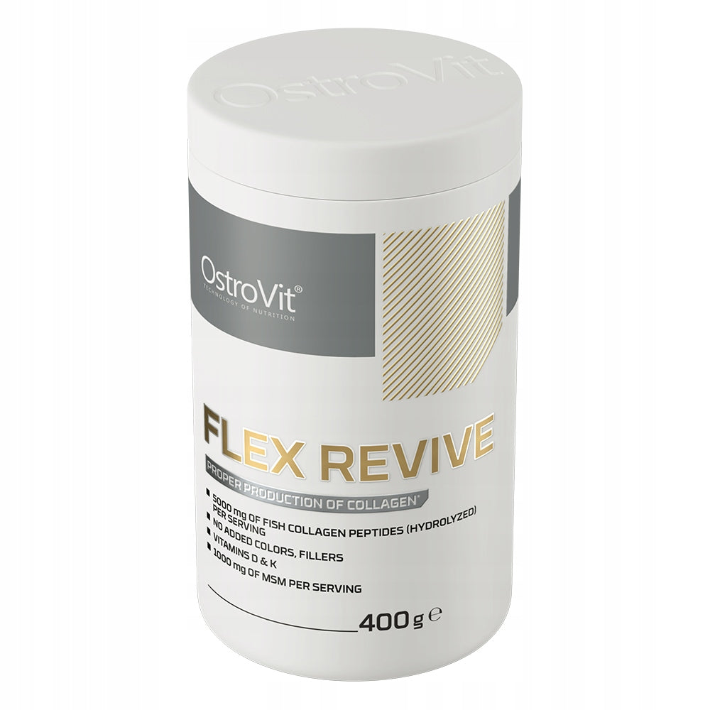 OstroVit Flex Revive 400g 26 Servings L-Lysine HCL for joint regeneration Brand OstroVit