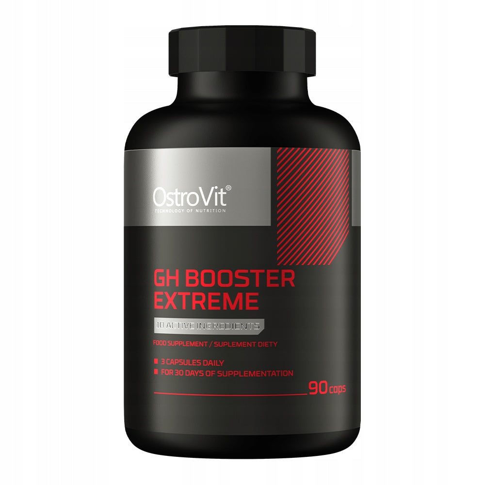OstroVit GH Booster Extreme 90 Caps DAA Acid AAKG Vitamin D B6 Ornithine