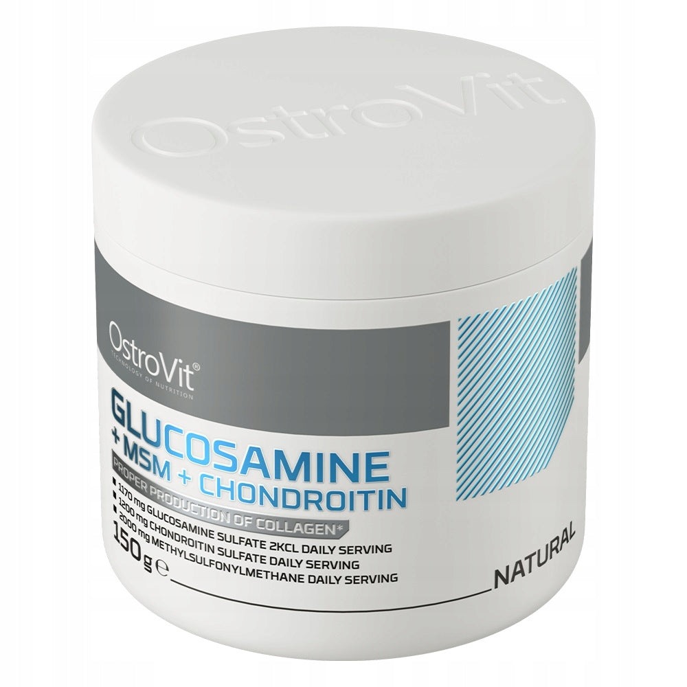 OstroVit Glucosamine + MSM + Chondroitin 150 g POWDER For joints Natural Brand OstroVit