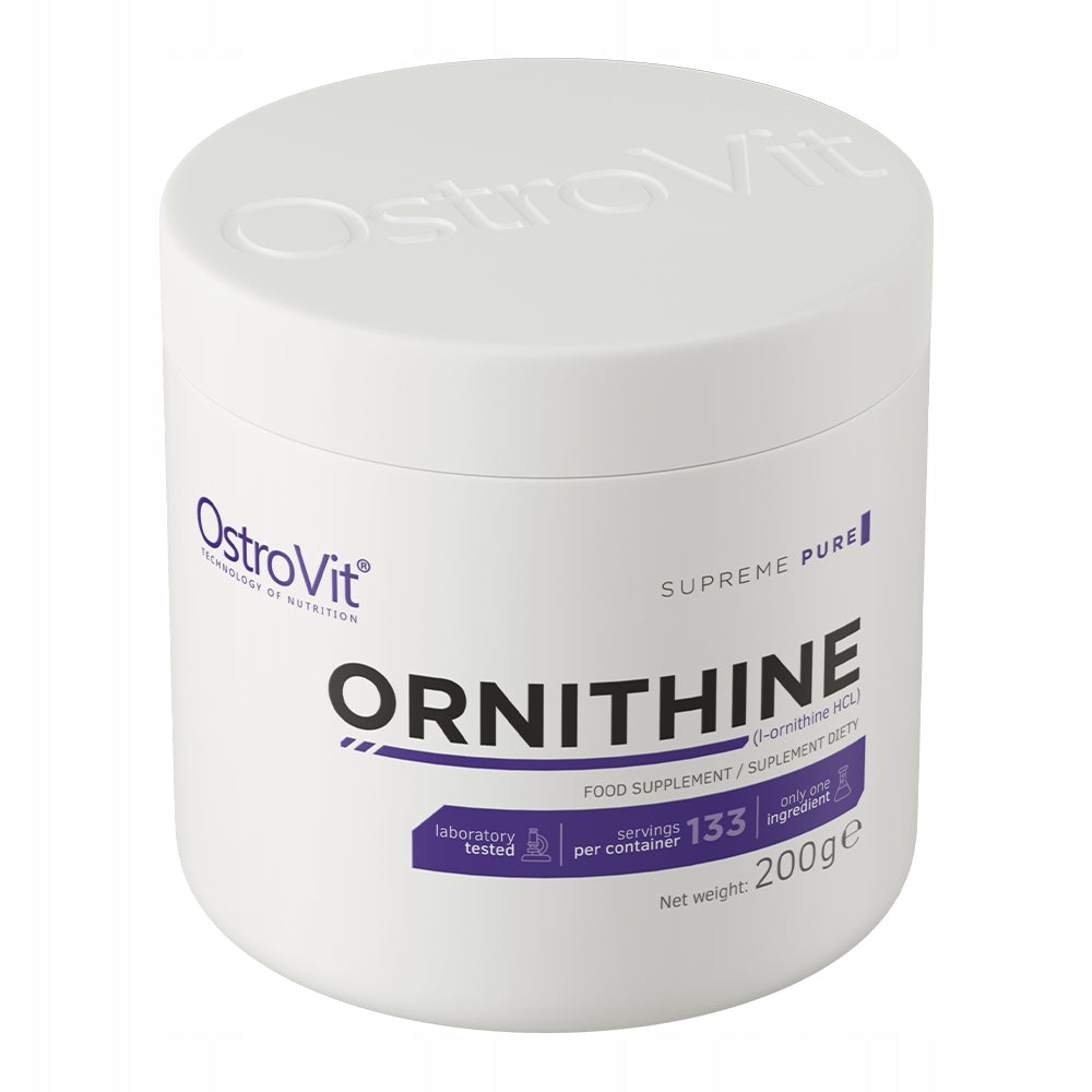 OstroVit L-Ornithine HCl Powder 200 g Pure WITHOUT ADDITIVES Regeneration Manufacturer code 5902232619881