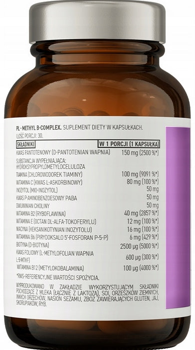 OstroVit METHYLATED VITAMIN B-Complex C E THIAMINE BIOTIN B12 NIACIN PABA Medical device no