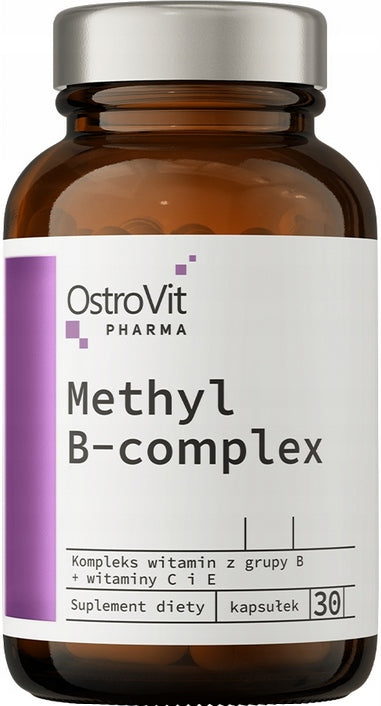 OstroVit METHYLATED VITAMIN B-Complex C E THIAMINE BIOTIN B12 NIACIN PABA