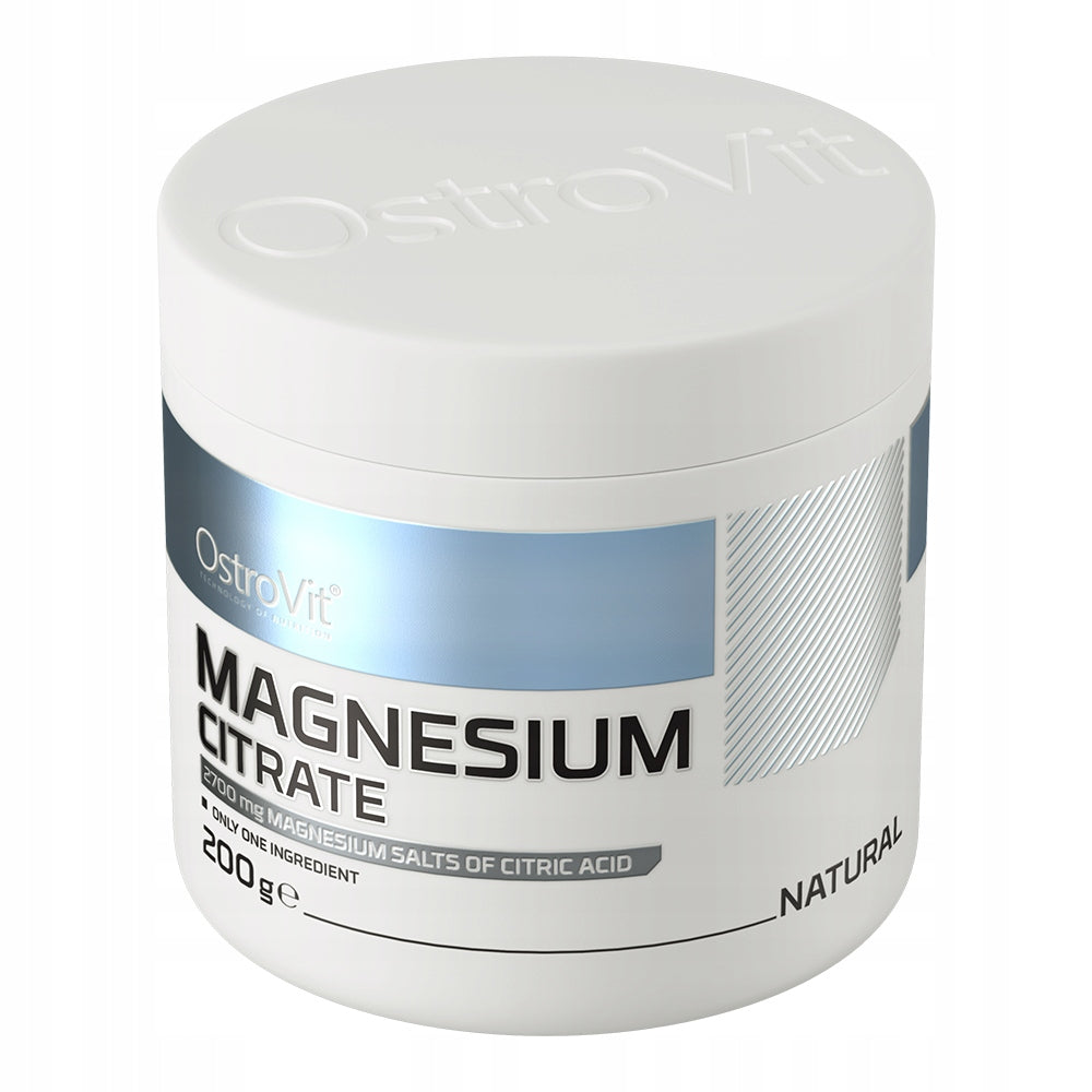 OstroVit Magnesium Citrate 200g MAGNESIUM CITRATE PURE Natural 72PORTIONS Expiration date not specified