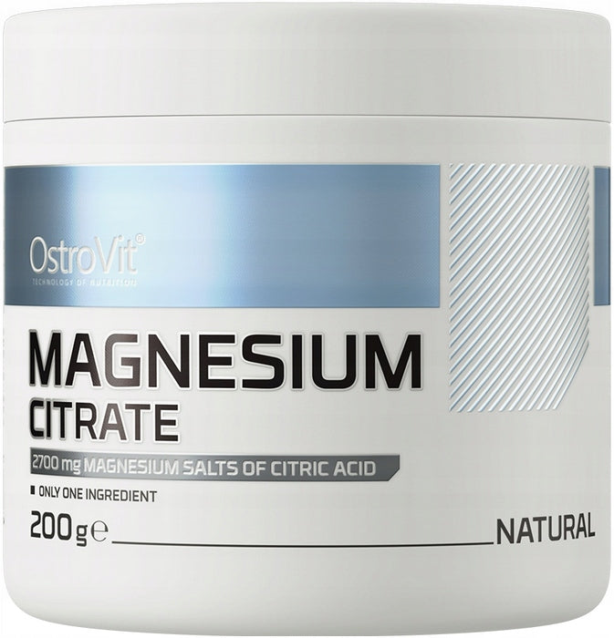 OstroVit Magnesium Citrate 200g MAGNESIUM CITRATE PURE Natural 72PORTIONS