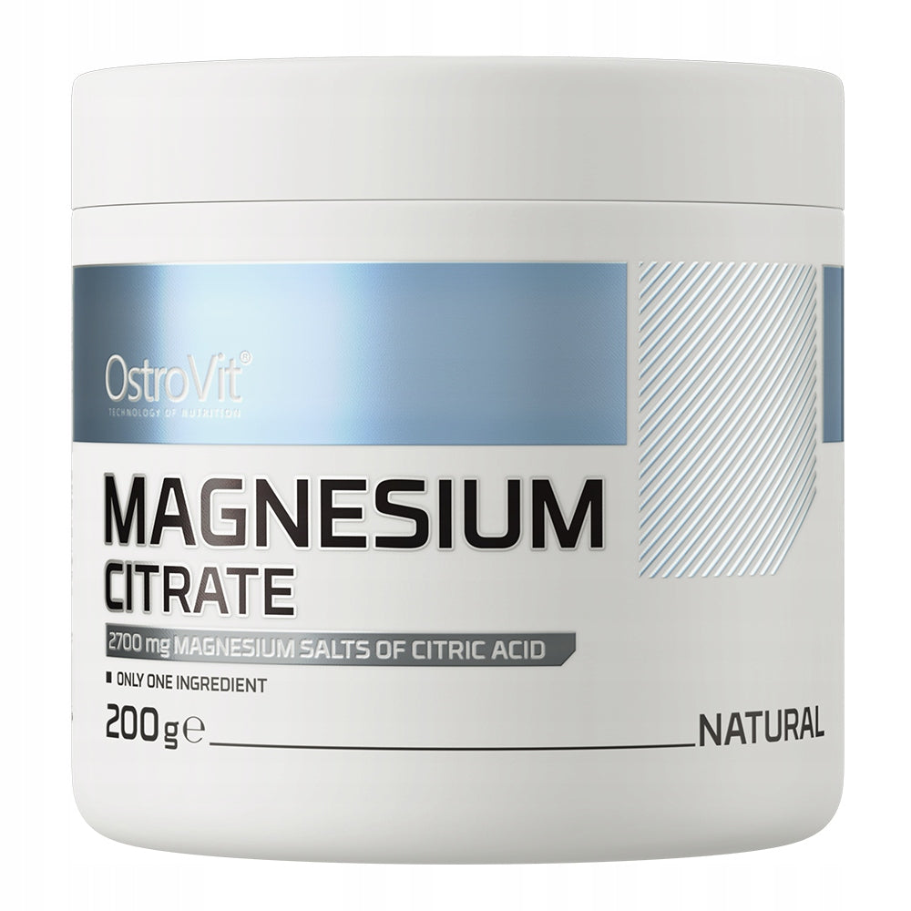 OstroVit Magnesium Citrate 200g MAGNESIUM CITRATE PURE Natural 72PORTIONS