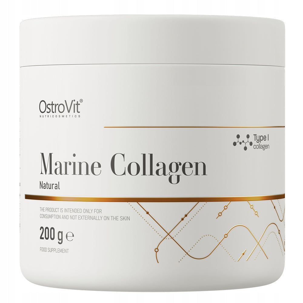 OstroVit Marine Collagen Type I Fish 200 g Natural Pure WITHOUT ADDITIVES