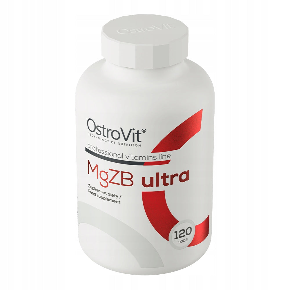 OstroVit MgZB Ultra 120 tabs ZMA Magnesium Zinc Vitamin B6 Expiration date not specified
