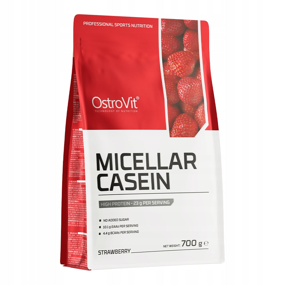 OstroVit Micellar Casein 700 g Protein for the Night Strawberry Protein Conditioner