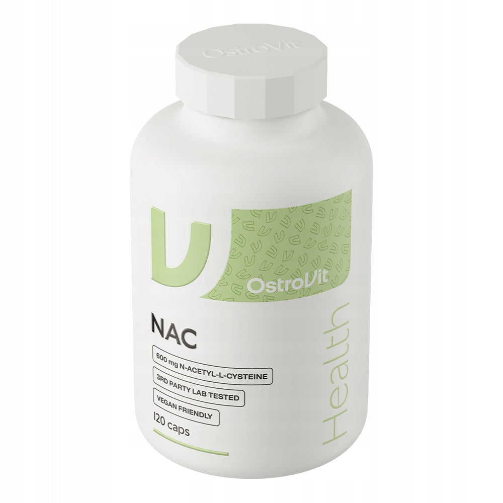 OstroVit NAC 600 mg 120 kaps N-acetyl L-cysteine Detox Liver Immunity Manufacturer code 5903933925240
