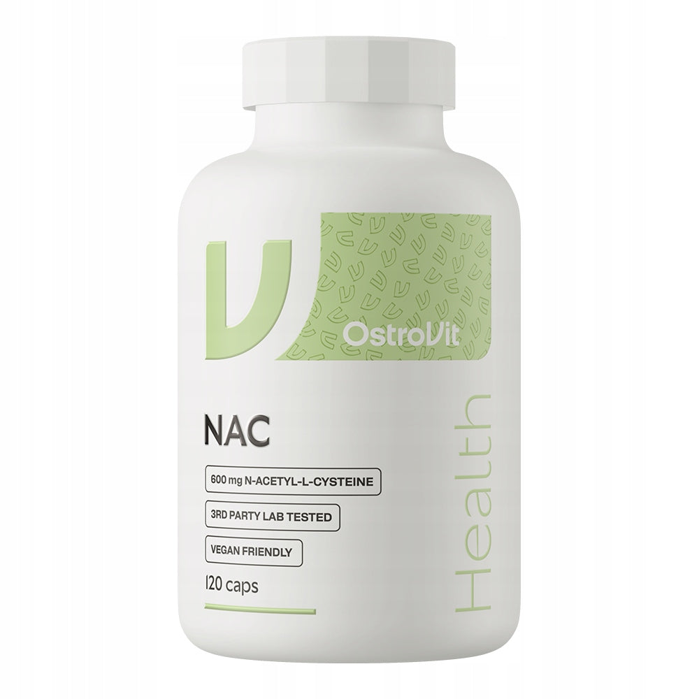 OstroVit NAC 600 mg 120 kaps N-acetyl L-cysteine Detox Liver Immunity