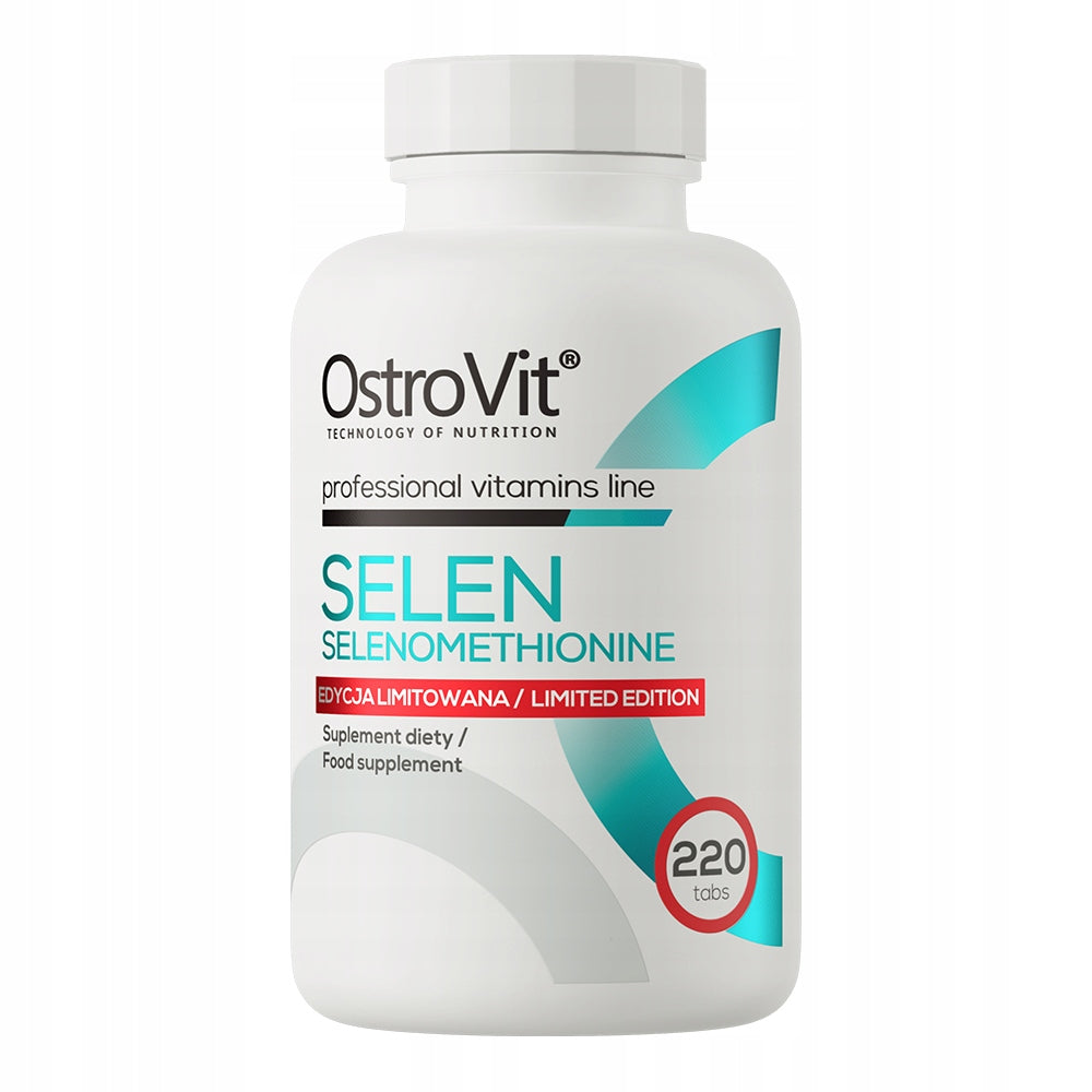 OstroVit Organic Selenium 220 tablets THYROID L-selenomethionine 200mcg