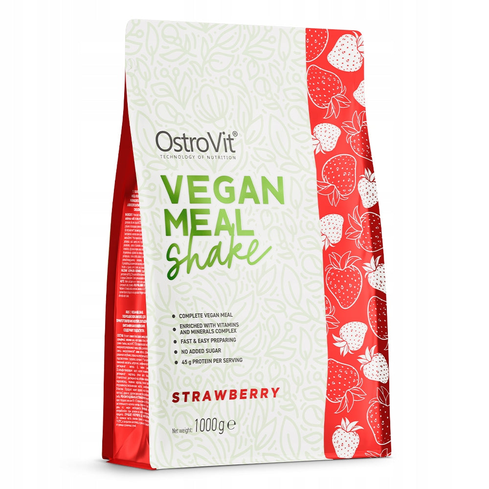 OstroVit Vegan Meal Shake 1000g ISOLATE MIX PROTEIN COMPLEX VITAMINS MINERALS