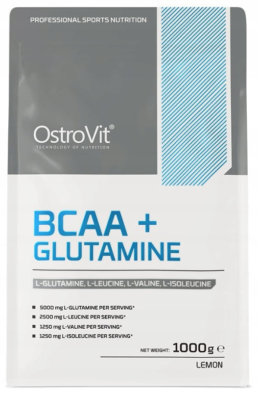 Ostrovit BCAA + glutamine lemon 1000g Expiration date not specified