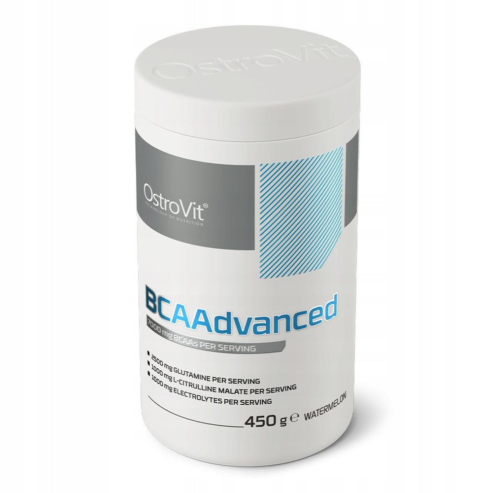 Ostrovit BCAAdvanced 450 g watermelon BCAA B6 electrolytes glutamine citrulline Packaging status original