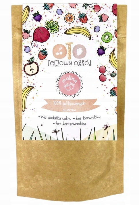 OtoLandia Rainbow Garden FREEZE-DRIED FRUIT Powder RASPBERRY Packaging status original