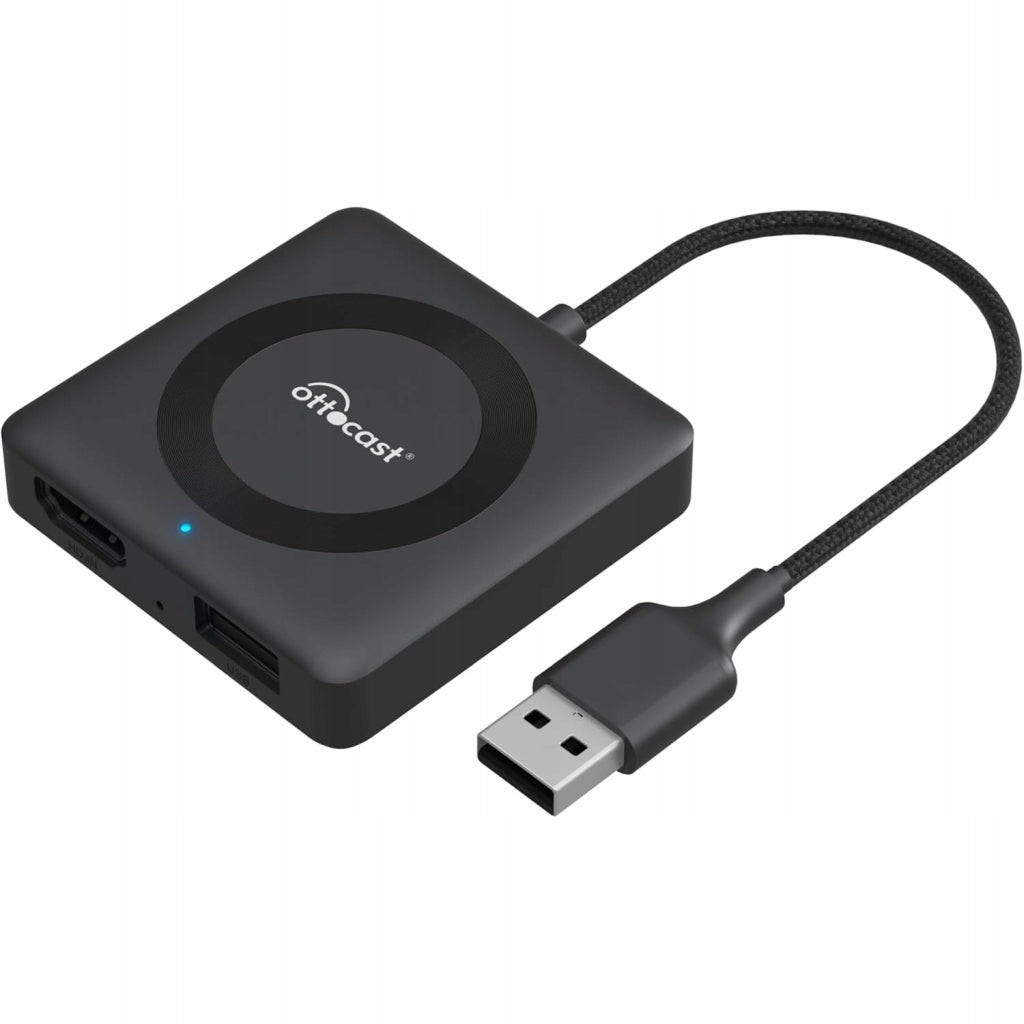 Ottocast Car TV Mate - Wireless Carplay and Android Auto HDMI TV Adapter Packaging status original