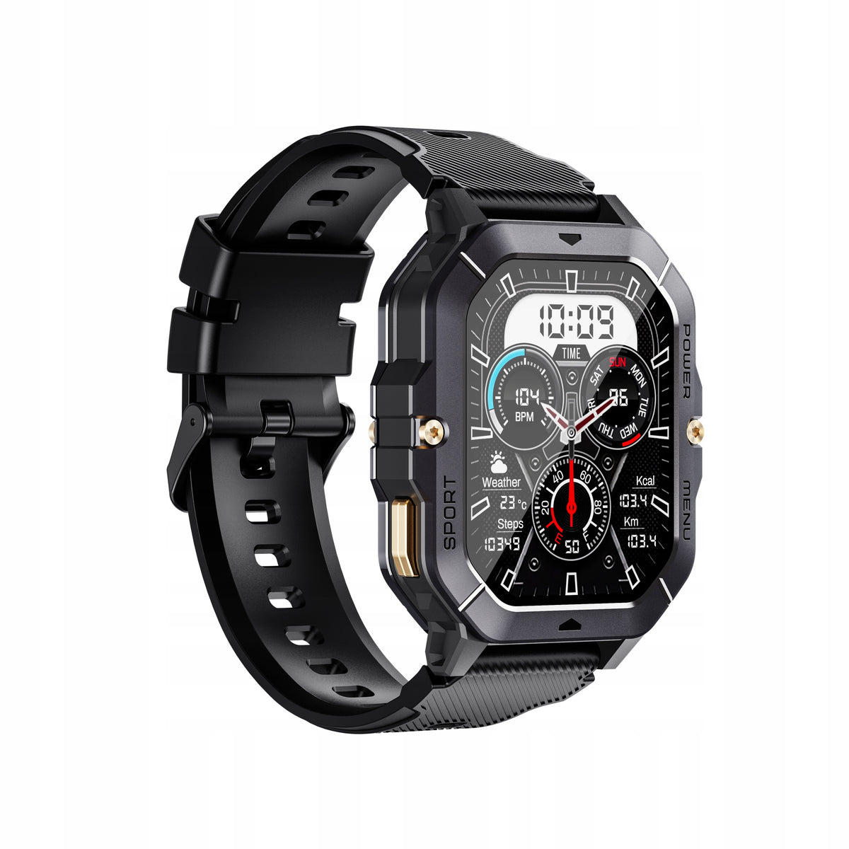 Oukitel Smart Watch BT101 2.02" 410mAh black Brand OUKITEL